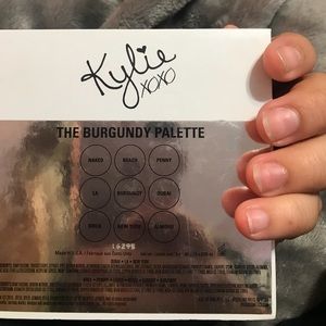 Kylie Cosmetics gently used burgundy pallet